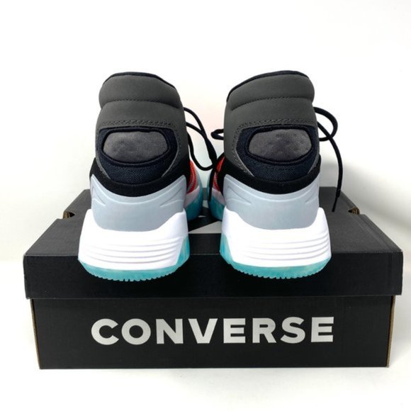 💖MEGA SALE💖Converse Men G4 Hi Storm Wind Bright Poppy Harbor Red Black   17076 - Picture 3 of 8